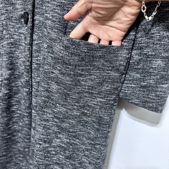 Stradivarius Charcoal Gray Casual Long Sleeves Cardigan Size Small - Picture 11 of 12